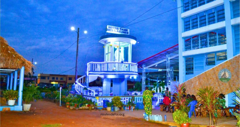 Sanctuaire Notre Dame des Lagunes (Maria Tokpa) – Porto-Novo Maria kpota routesdefoi 3 768x407